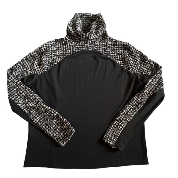 Nike Pro Hyperwarm Top‎ Womens XXL Black Gray Base Layer Compression Long Sleeve - Picture 2 of 12